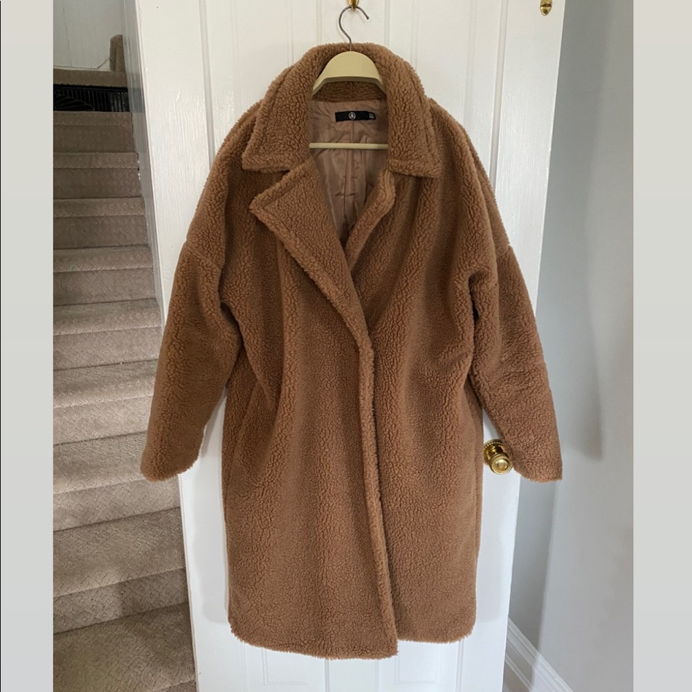Camel Teddy Coat